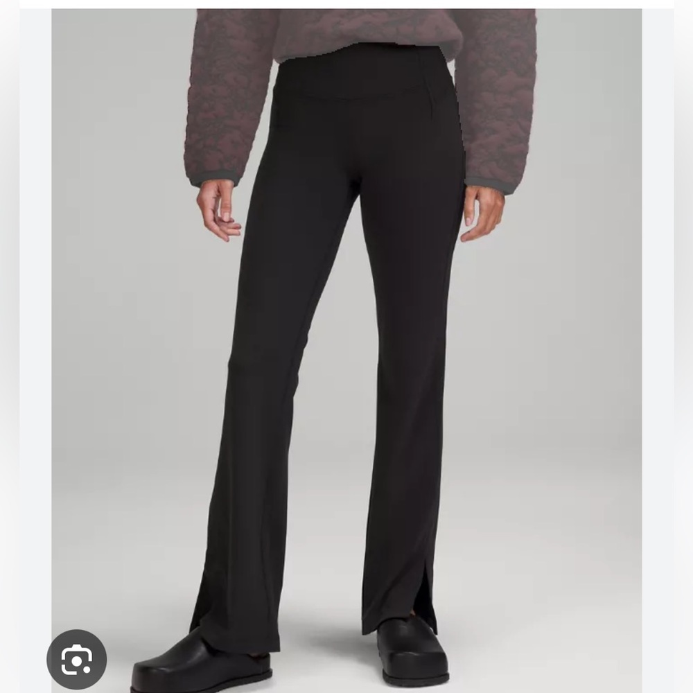 Lululemon Groove Super-High-Rise Split-Hem Flare Pant *hemmed